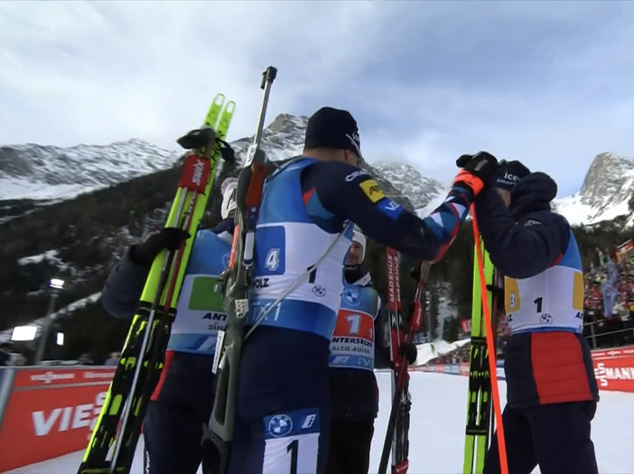 Biathlon - La Norvegia non fa prigionieri: sua anche la staffetta maschile di Anterselva. Applausi alla Giovine Italia: quinta