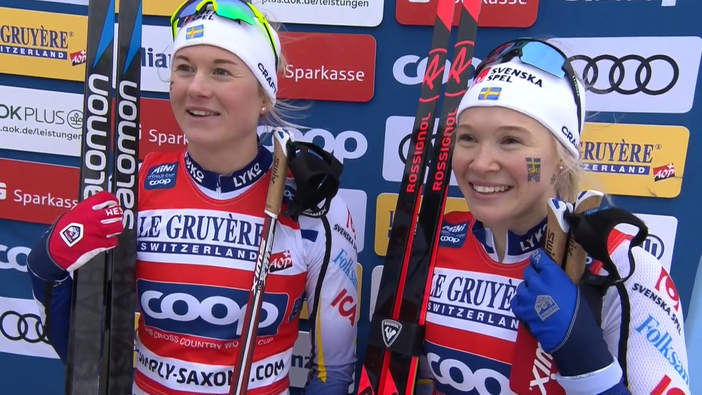 Sci di Fondo - La Svezia di Sundling e Dahlqvist si impone nella team sprint di Dresda