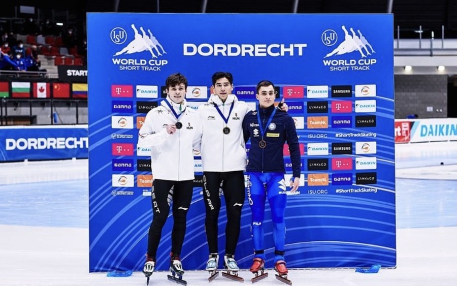 Short Track - Primo podio individuale in carriera in Coppa del Mondo per Pietro Sighel