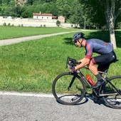 Federico Pellegrino in bici (foto: Instagram)