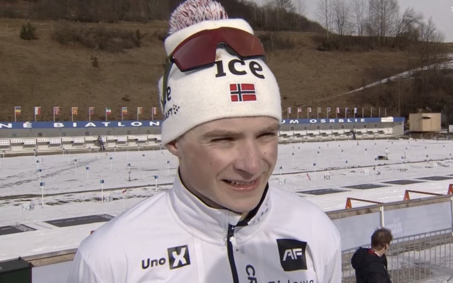 Biathlon - L'entusiasmo di Frey dopo l'oro nell'inseguimento: &quot;Non me l'aspettavo, vale molto per me&quot;
