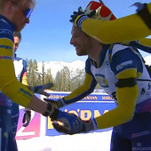 Biathlon - Il tributo della Svezia per il ritiro di Peppe Femling: incoronato dai compagni a Canmore