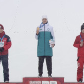 Salto con gli sci - Gangwon 2024, Mizernykh oro sul trampolino normale; Gartner 14°