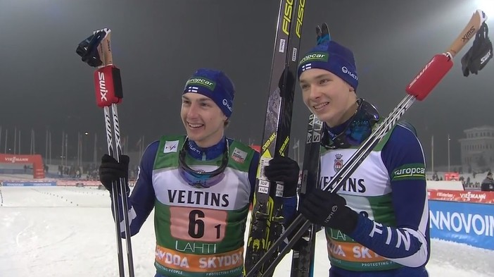 Ilkka Herola ed Eero Hirvonen riportano la Finlandia al successo nella team sprint di Lahti