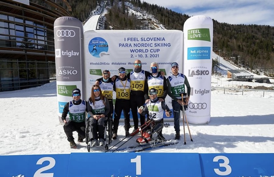 Para Nordic Skiing  - Giuseppe Romele bissa il podio di Coppa del Mondo a Planica