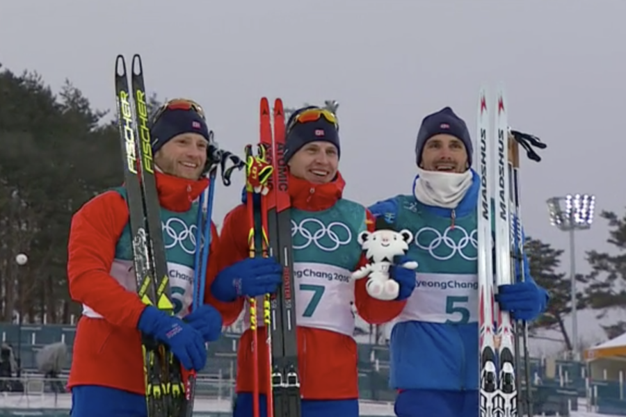Capolavoro Krüger, la Norvegia domina lo skiathlon