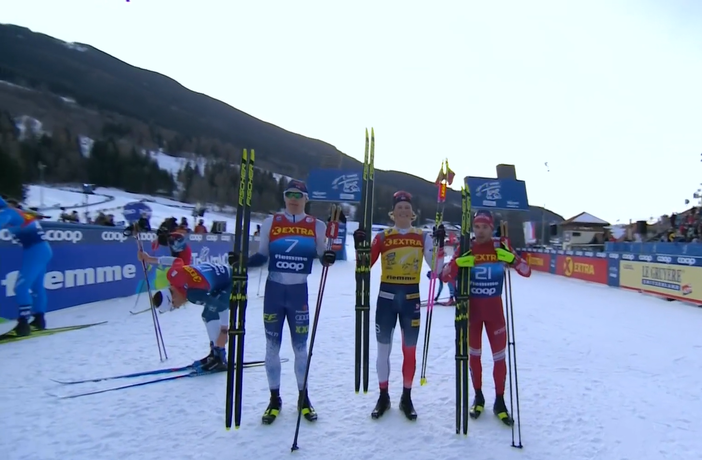 Sci di Fondo - Klæbo domina la 15 in Val di Fiemme. 46 vittorie in Coppa del Mondo e record di Dæhlie raggiunto. 23° Maicol Rastelli