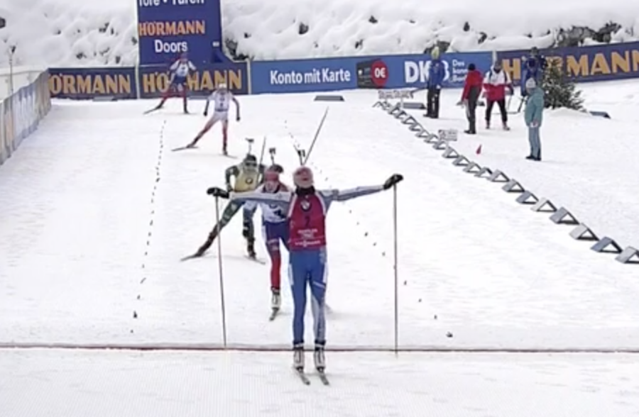 Biathlon - Mäkäräinen conquista l’inseguimento di Hochfilen, Wierer terza