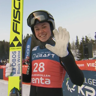 Combinata nordica - Mari Leinan Lund vince il segmento di salto nella Gundersen di Oslo, Hagen oltre il minuto. Dejori è 18ª