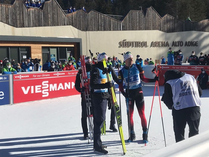 Biathlon - Dominio Norvegia nella staffetta maschile di Anterselva. Italia 8^