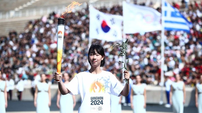 Olimpiadi giovanili Gangwon 2024, la fiamma è partita da Atene!