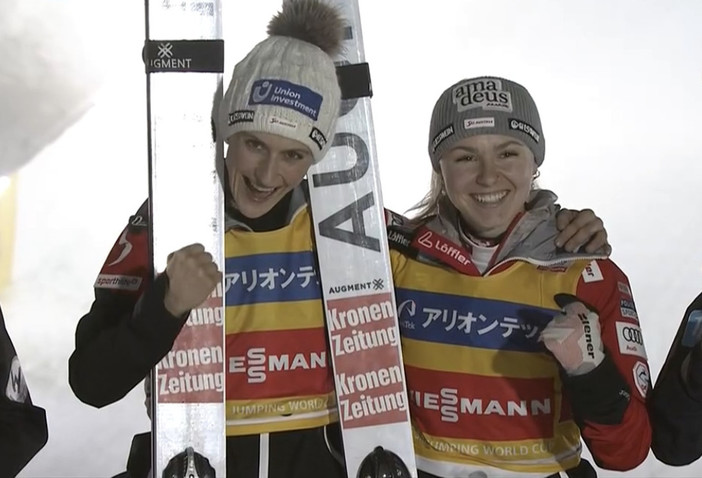 Salto con gli sci - Zao, l'Austria domina il Team Event femminile, Italia ottava