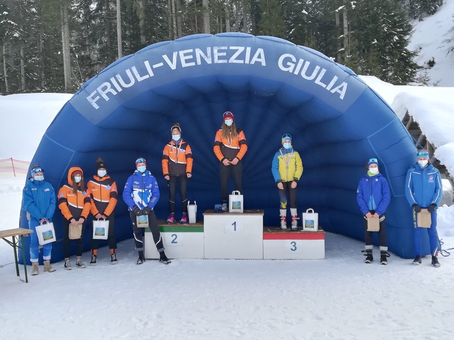 Biathlon - Campionati italiani Allievi: la sprint di Forni Avoltri va a Carlotta Gautero e Hannes Bacher