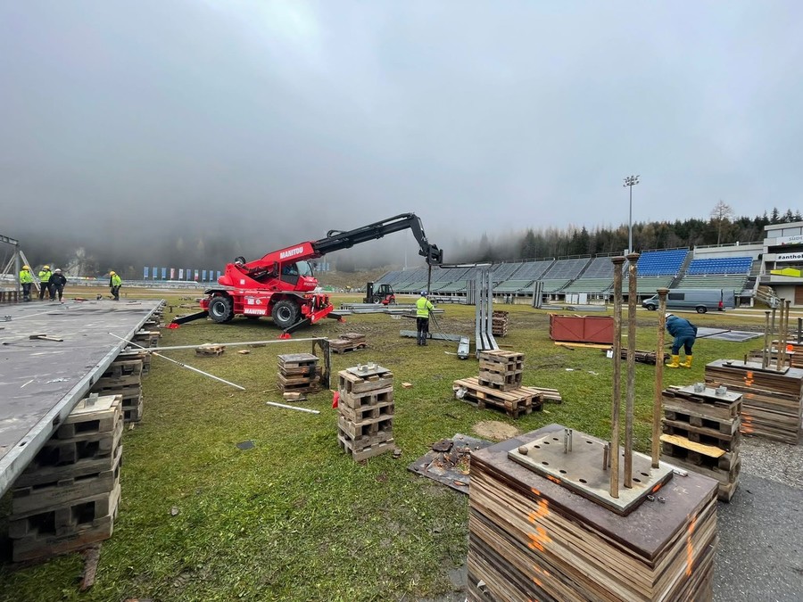 Biathlon - Südtirol Arena di Anterselva, lavori in corso per la Coppa del Mondo