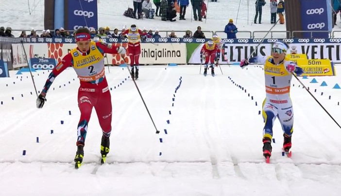 Sci di Fondo - Skistad vince a Lahti su Sundling e Weng. Dahlqvist batte Faehndrich e vince il globo