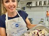 Samuela Comola in gelateria (foto: Instagram)