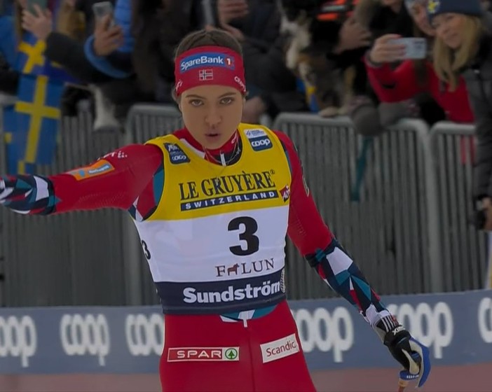 Fondo - Skistad vince la terza sprint consecutiva, battuta Sundling. Faehndrich terza guadagna su Dahlqvist