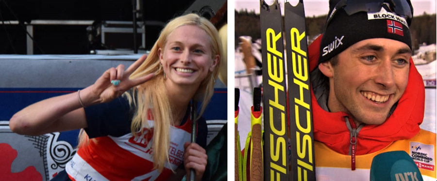 Combinata Nordica - Jarl Magnus Riiber e Tara Geragthy-Moats eletti atleti dell'anno 2020 nella combinata nordica.