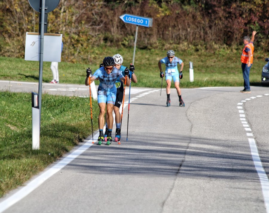 A Pian Longhi - Nevegal si è svolta la Vasa Tre, competizione di triathlon con gli skiroll