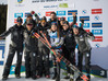 La squadra festeggia il podio di Wierer a Pokljuka (Foto credit: Dmytro Yevenko)