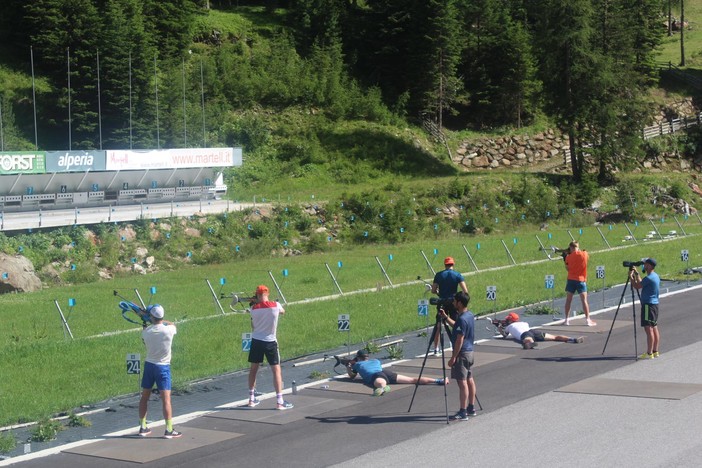FOTOGALLERY - Biathlon, terminato il raduno della nazionale tedesca maschile in Val Martello