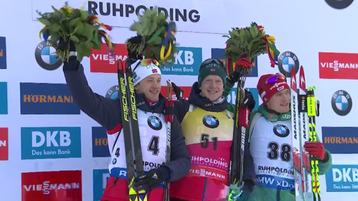 Biathlon - Coppa del Mondo: a Ruhpolding è doppietta dei fratelli Bø, Johannes davanti a Tarjei