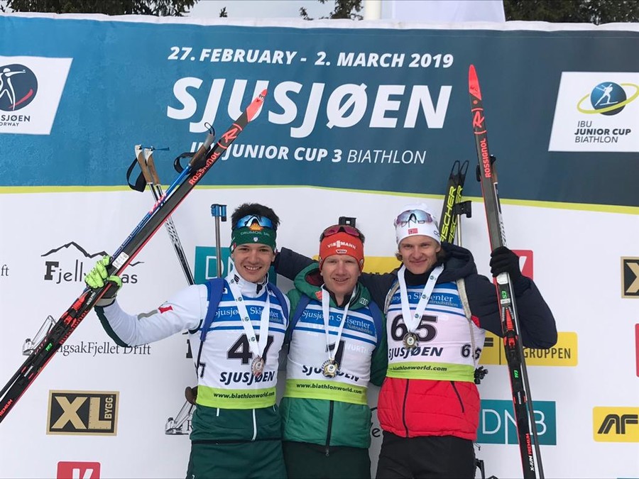 Biathlon - IBU Cup Junior: secondo posto per Tommaso Giacomel nella sprint di Sjusjøen