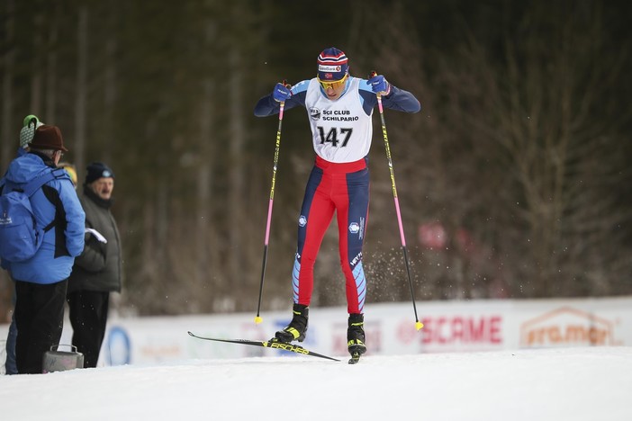 Comitato FISI AOC - La soddisfazione di Samuele Giraudo, inserito nelle nazionali di skiroll e sci di fondo