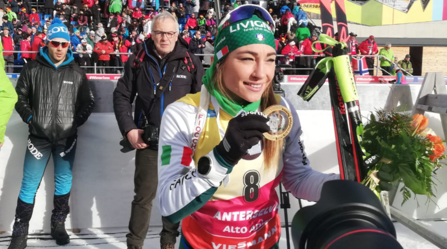 Biathlon - Dorothea Wierer: &quot;Quando sono entrata nello stadio mi sono commossa&quot;