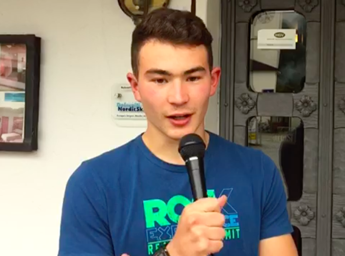 VIDEO - La soddisfazione di Nicolò Giraudo, vincitore dell'inseguimento Under 17