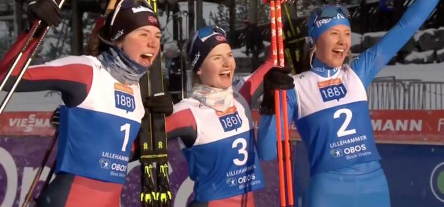 Combinata Nordica - Splendida Annika! Sieff porta subito l'Italia sul podio: è terza a Lillehammer!