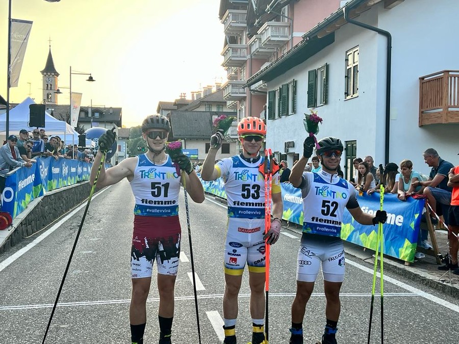 Skiroll - Coppa del Mondo: Alessandro Corradi terzo tra gli junior in Val di Fiemme