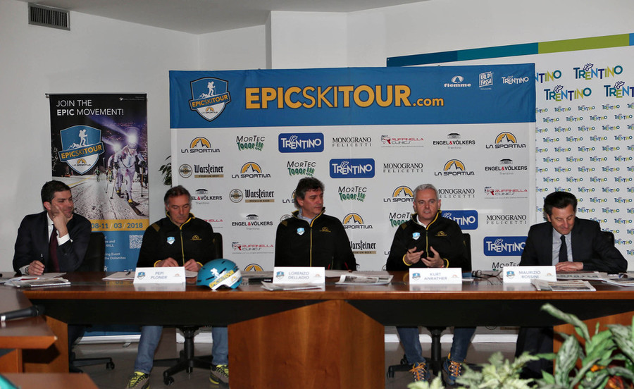 Presentato l'Epic Ski Tour: dall'8 all'11 marzo lo sci alpinismo nelle valli di Fiemme e Fassa