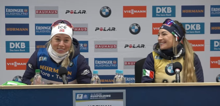 Biathlon - La simpatia di Eckhoff: &quot;Indossero per la prima volta il pettorale giallo; Doro, cosa si prova?&quot;