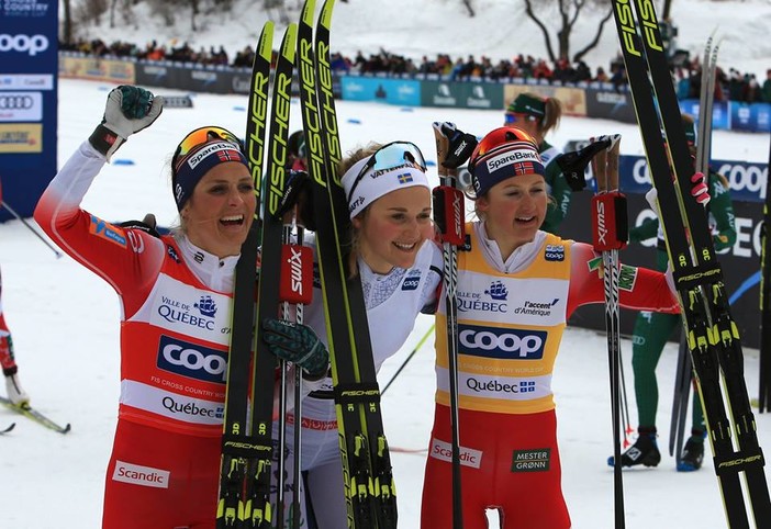 Tre atlete simbolo di Norvegia e Svezia, le due nazioni organizzatrici