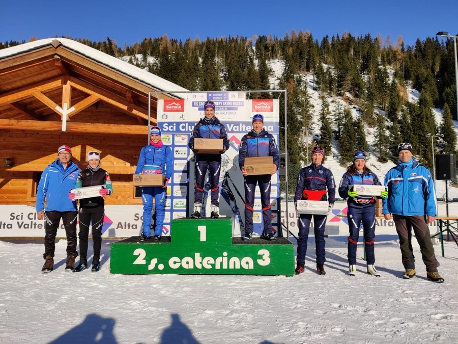 Fondo - Gara FIS e Coppa Italia a Santa Caterina: Debertolis vince la sprint davanti a Brocard