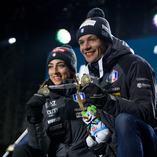 Biathlon - La Fotogallery di un'altra giornata da ricordare: Vittozzi e Giacomel bronzo nella single mixed relay