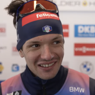 Biathlon - Tommaso Giacomel: &quot;Sono felice soprattutto per Patrick (Braunhofer). Oggi in pista è stata dura, ma sono contento di come ho gestito il tiro&quot;