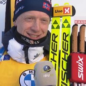 Biathlon - Johannes Boe chiude il 2023 a modo &quot;suo&quot; con una vittoria: &quot;Settimana dura, la mia testa è già a casa&quot;