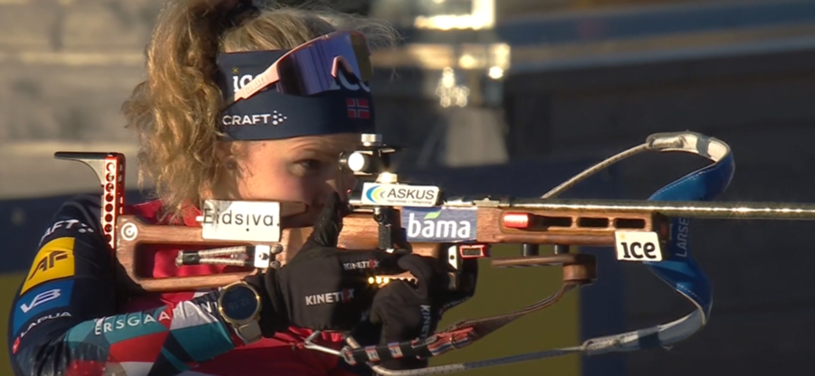 Biathlon - Knotten vince la sprint femminile del Sesongstart di Sjusjøen