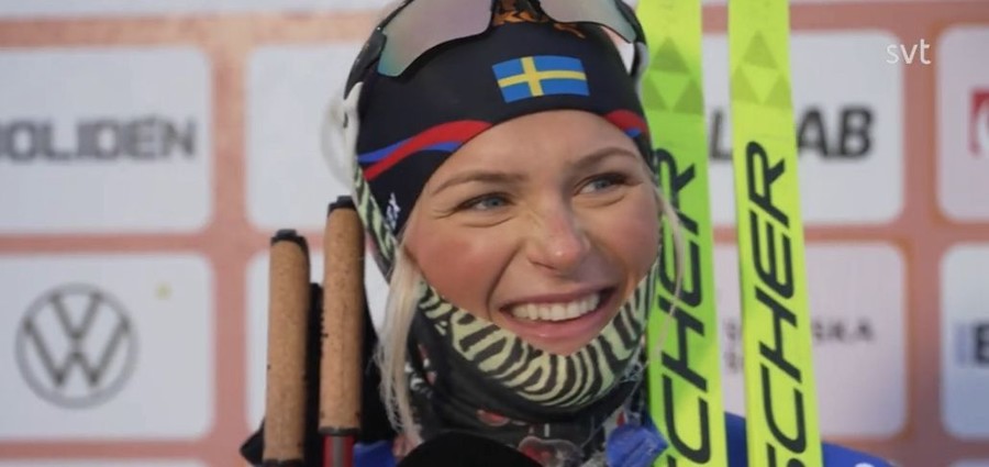 Sci di fondo - A Gällivare bene Frida Karlsson nonostante l'incidente con Wikström
