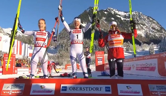 Combinata Nordica - Oberstdorf: la prima di Mari Leinan Lund! Solo terza Westvold Hansen. Dejori 14a.