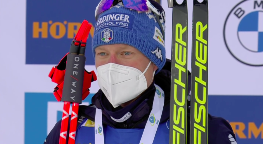 Biathlon - La gioia di Lukas Hofer: &quot;Era da tempo che aspettavo di vivere ancora questo momento&quot;