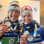 Biathlon - Primo podio in una competizione mista per la Finlandia: la parole dei suoi protagonisti, Suvi Minkkinen e Otto Invenius