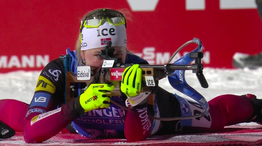 Biathlon - La Norvegia conquista anche la staffetta femminile, quinta l'Italia con una ottima prova di squadra al poligono