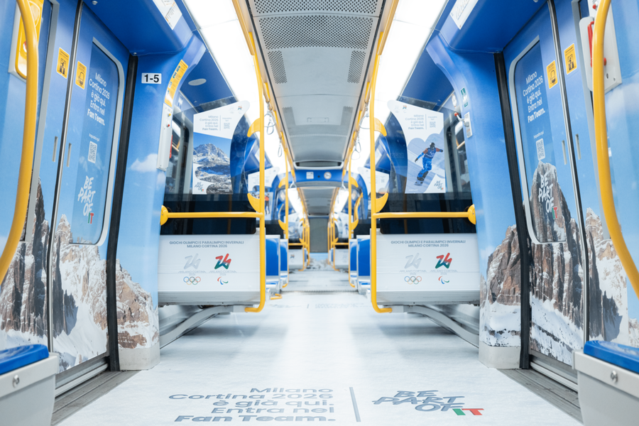 Milano-Cortina 2026 - In metro a Milano, ammirando Anterselva, Val di Fiemme e le altre località olimpiche