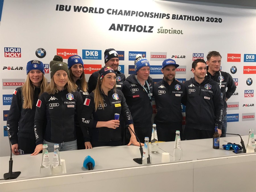 Biathlon - &quot;Siamo pronti&quot;; ad Anterselva la conferenza stampa pre Mondiale degli azzurri