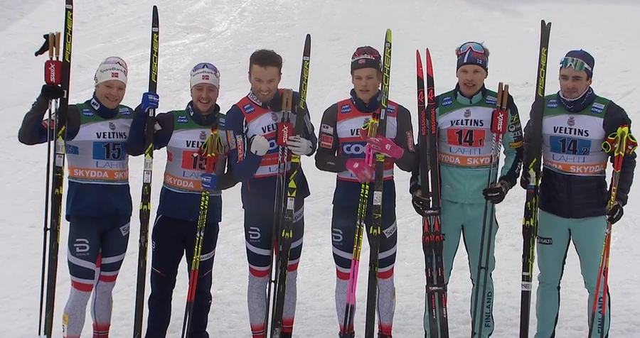 Fondo, il solito Klæbo trascina Norvegia I al successo nella Team Sprint di Lahti