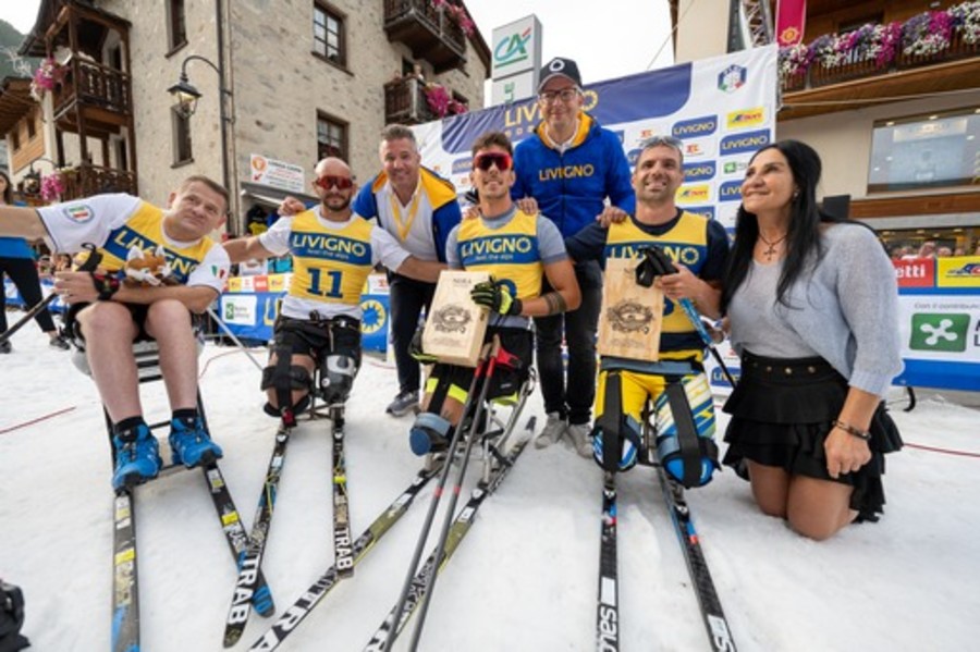 1K Shot - Grande accoglienza a Livigno per la nazionale di sci di fondo paralimpico