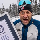 Petter Northug entra nel Guinnes World Record! Ha stabilito il primato per la &quot;Lezione di sci più grande del mondo&quot;
